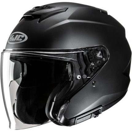HJC i31 Semi Flat Black Léger & Ventilé Casque Moto Intégral