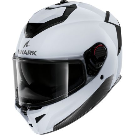 Shark Spartan GT Pro Blanc Fibre Carbone/Fibre de verre Écran solaire Casque intégral
